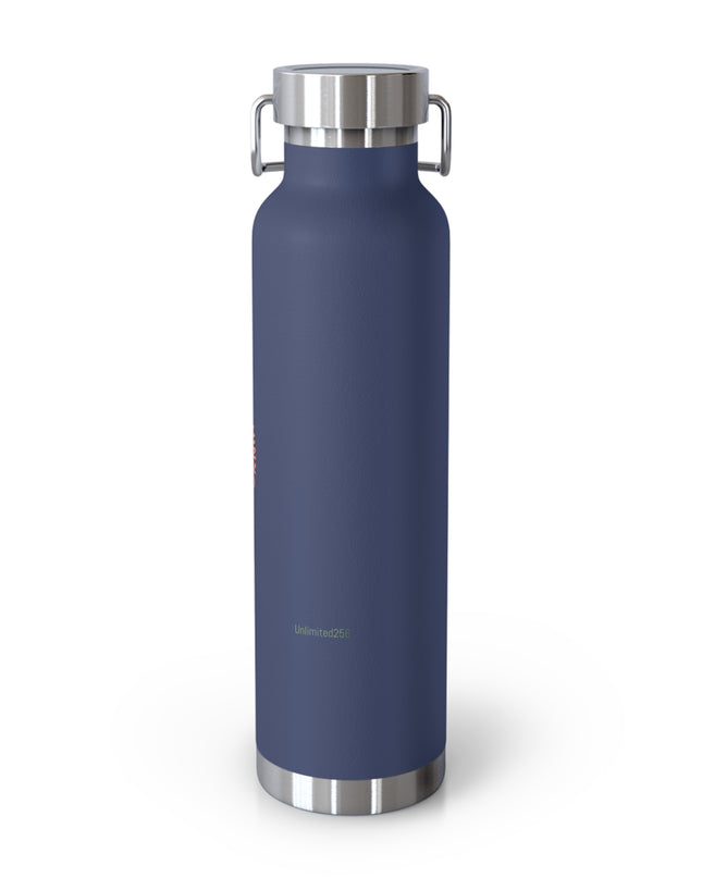 "Butterflies and Poppies Marin County, California" Copper Vacuum Insulated Bottle, 22oz