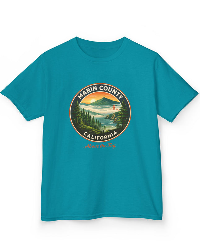 "Marin County, Above the Fog" Kids Heavy Cotton Tee
