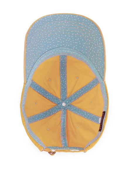 "Marin County Cat Mom" Women's Pigment-Dyed Cap with Fashion Undervisor (Embroidery)