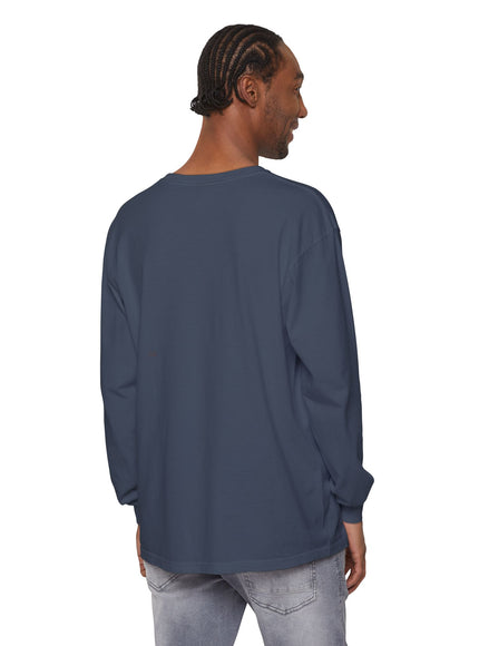 "California Poppies" Unisex Garment-dyed Long Sleeve T-Shirt