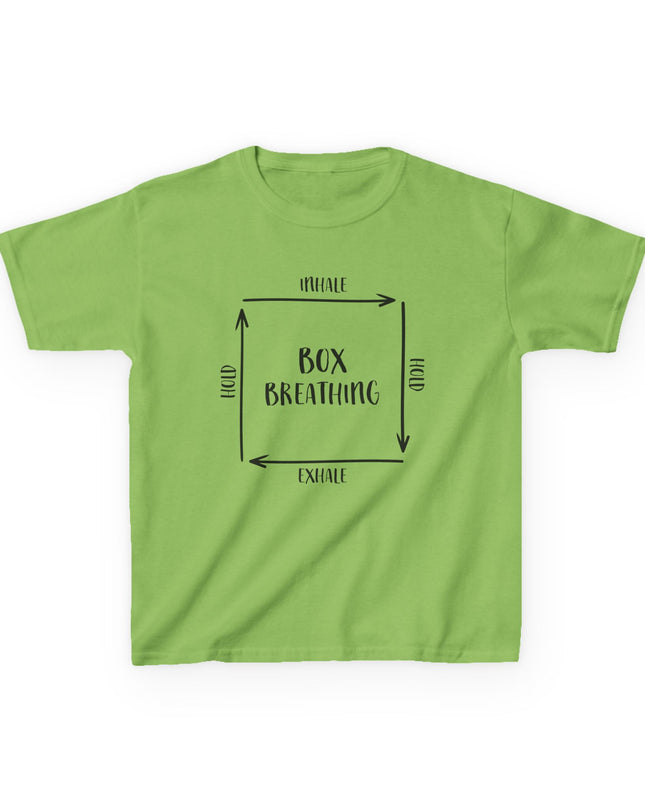 "Box Breathing" Kids Heavy Cotton Tee