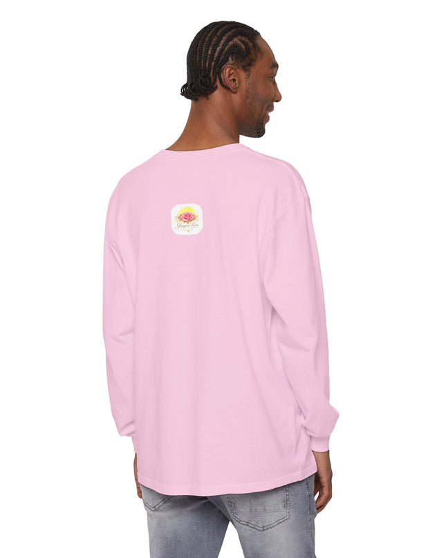 "Happy Valentine's Day" Unisex Garment-dyed Long Sleeve T-Shirt