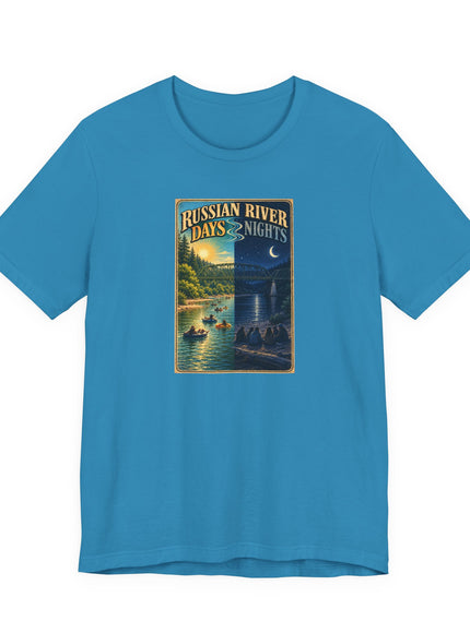 "Russian River Days, Russian River Nights" Unisex Jersey Short Sleeve Tee