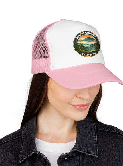 "Marin County, Above the Fog" Foam Trucker Hat