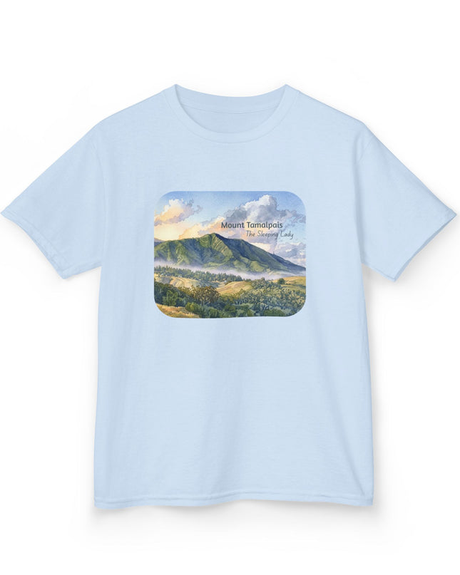 "Mount Tamalpais, the Sleeping Lady" Kids Heavy Cotton Tee