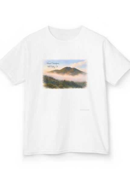 "Mount Tamalpais, Mill Valley, California Kids Heavy Cotton Tee