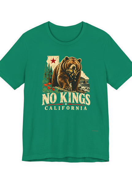 "No Kings California" Unisex Jersey Short Sleeve Tee