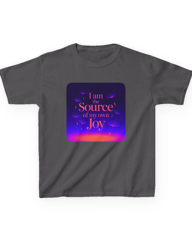 "I Am the Source of my Own Joy" Kids Heavy Cotton Tee