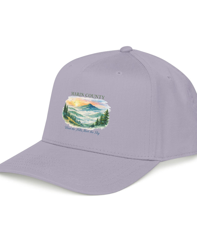 "Marin County, Where the Hills Meet the Sky" Mid Profile Baseball Cap