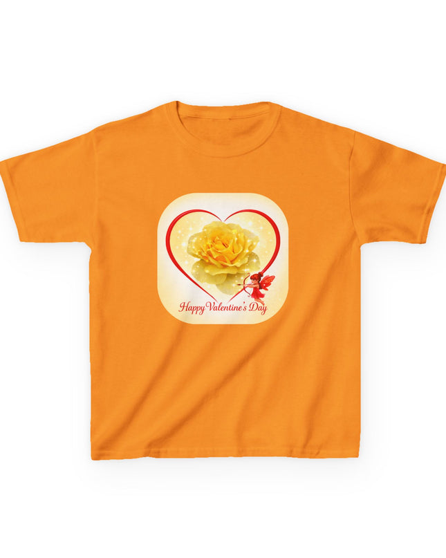 "Happy Valentine's Day" Kids Heavy Cotton Tee