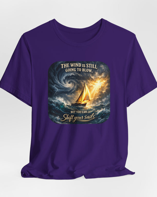 "Shift your Sails" Unisex Jersey Short Sleeve Tee
