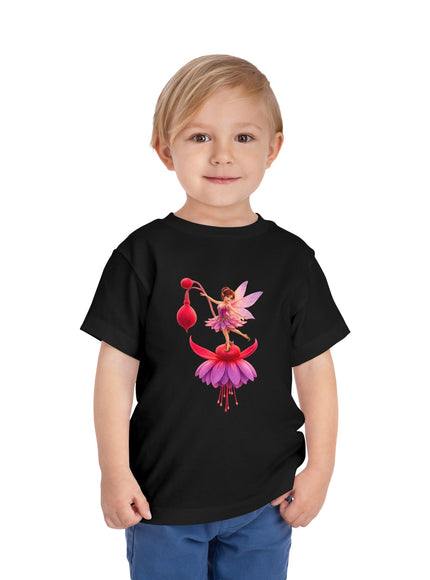 "Fuchsia Fairy" Toddler Short Sleeve Tee