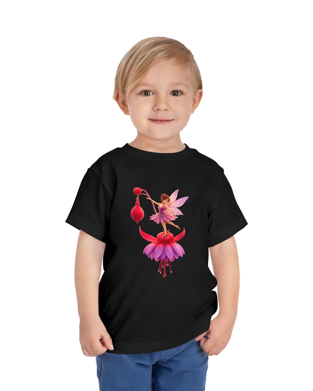 "Fuchsia Fairy" Toddler Short Sleeve Tee