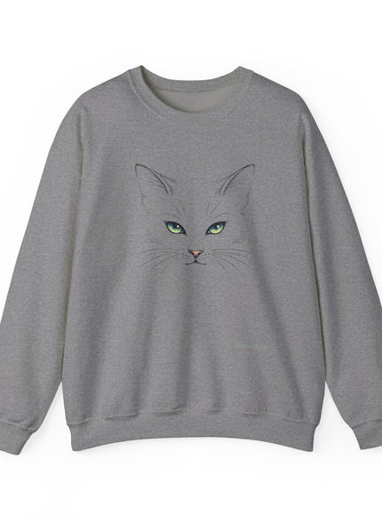 "Cat Face Sketch" Unisex Adult Sweatshirt