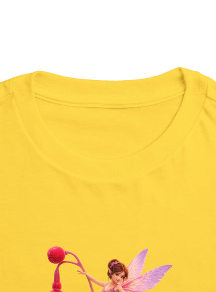 "Fuchsia Fairy" Toddler Short Sleeve Tee