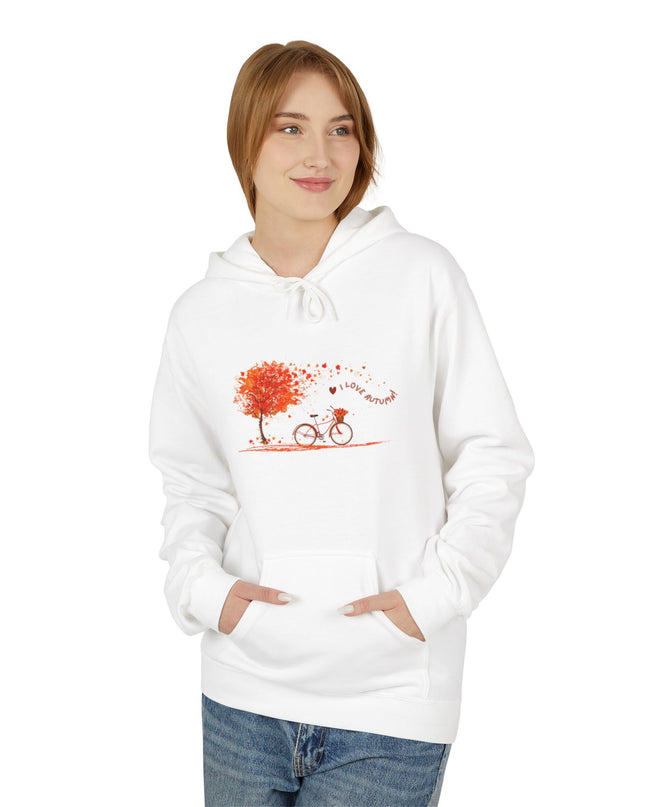 "I Love Autumn" Unisex Midweight Softstyle Fleece Hoodie