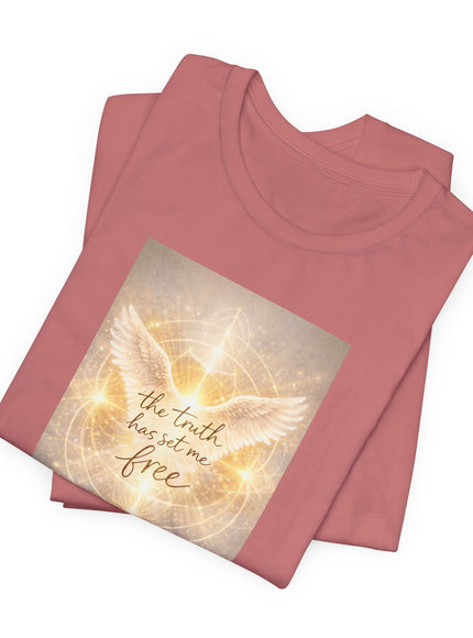 "The Truth Has Set Me Free" Unisex Jersey Short Sleeve Tee