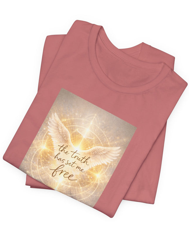 "The Truth Has Set Me Free" Unisex Jersey Short Sleeve Tee