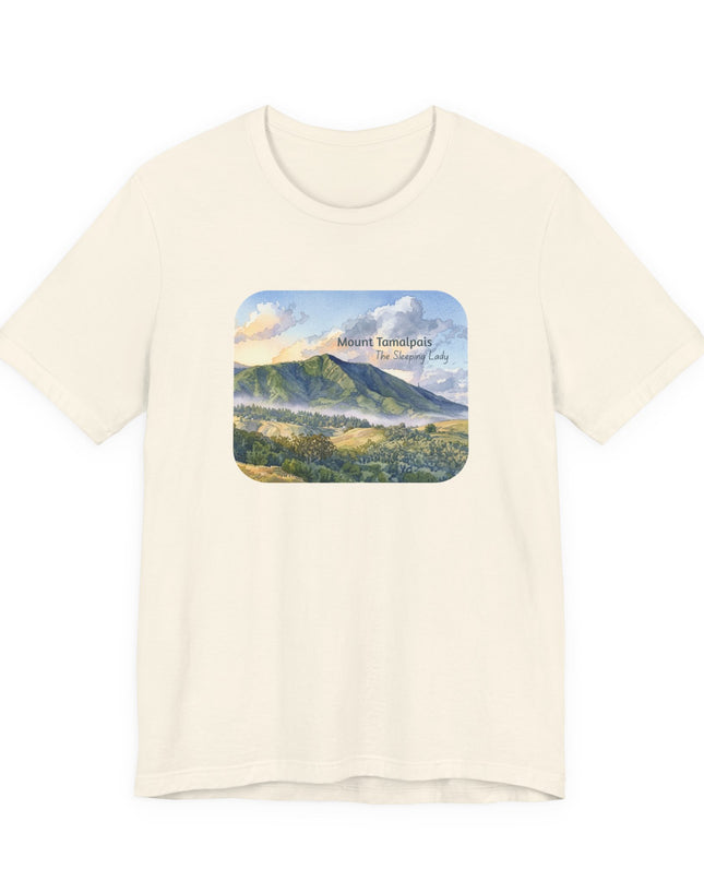 "Mount Tamalpais, the Sleeping Lady" Unisex Jersey Short Sleeve Tee