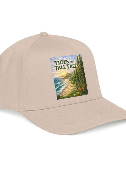 "Tides and Tall Trees" Mid Profile Baseball Cap
