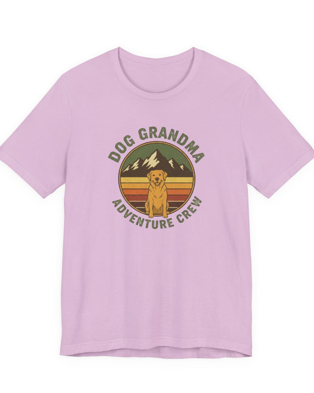 "Dog Grandma Adventure Crew" Unisex Jersey Short Sleeve Tee