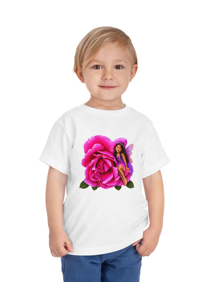 "Rose Fairy" Toddler Short Sleeve Tee