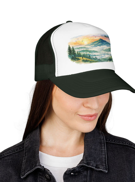 "Marin County, Where the Hills Meet the Sky" Foam Trucker Hat