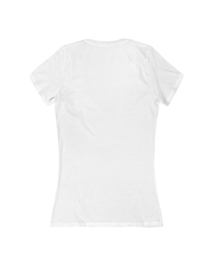 "Valentine's Day - Monet Style" Women's Jersey Short Sleeve Deep V-Neck Tee