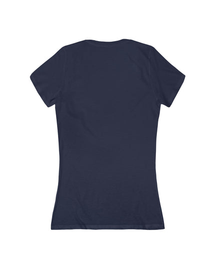 "Valentine's Day - Monet Style" Women's Jersey Short Sleeve Deep V-Neck Tee
