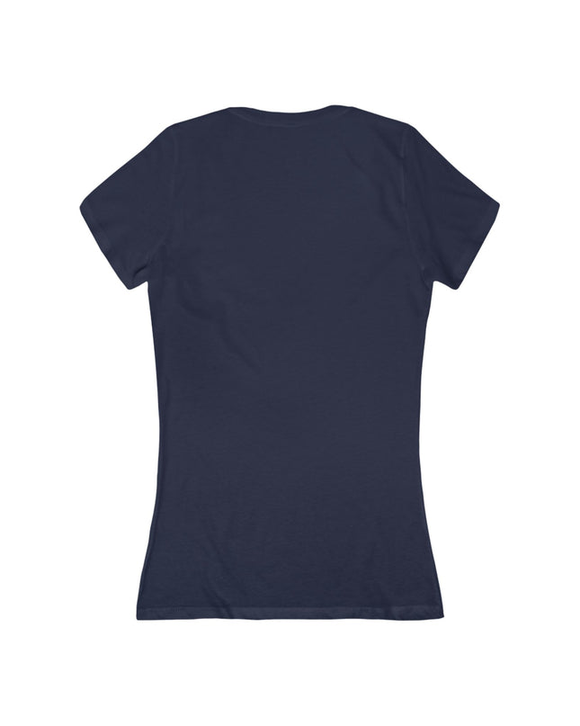 "Valentine's Day - Monet Style" Women's Jersey Short Sleeve Deep V-Neck Tee