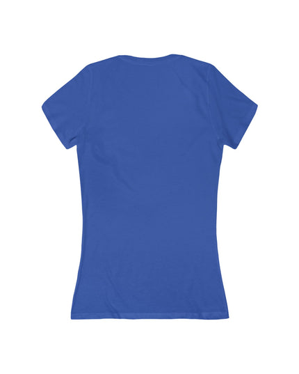 "Valentine's Day - Monet Style" Women's Jersey Short Sleeve Deep V-Neck Tee