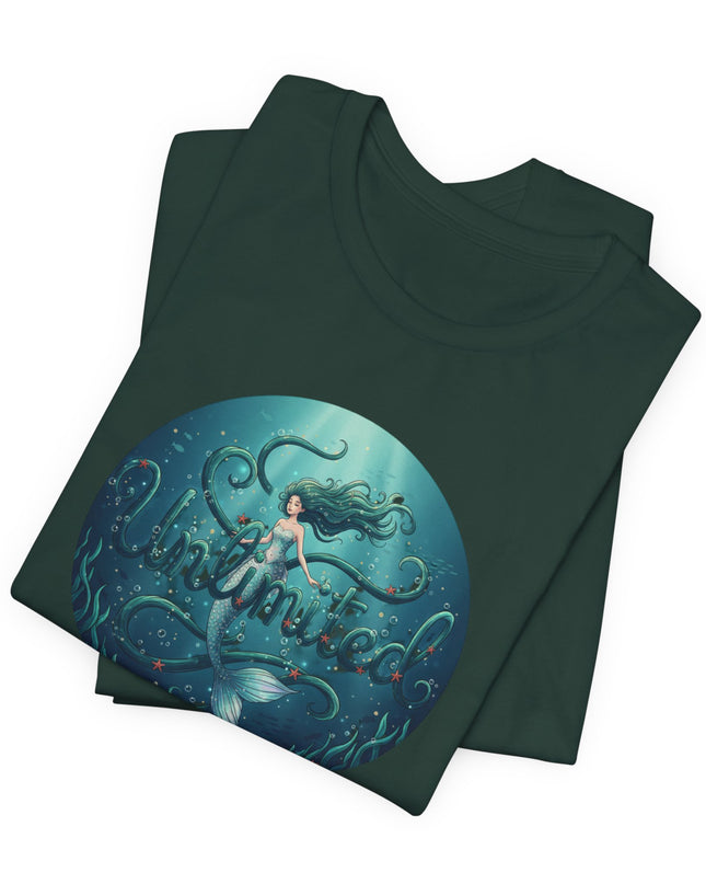 "Unlimited Mermaid" Unisex Jersey Short Sleeve Tee