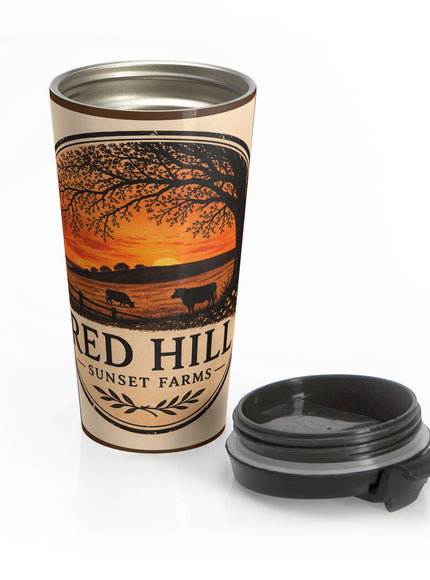 "Red Hill Sunset Farms" Stainless Steel Travel Mug