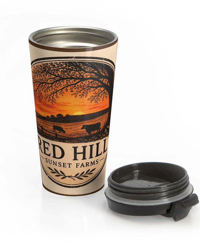 "Red Hill Sunset Farms" Stainless Steel Travel Mug