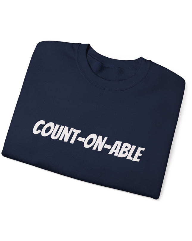 "Count-on-able" Unisex Adult Sweatshirt