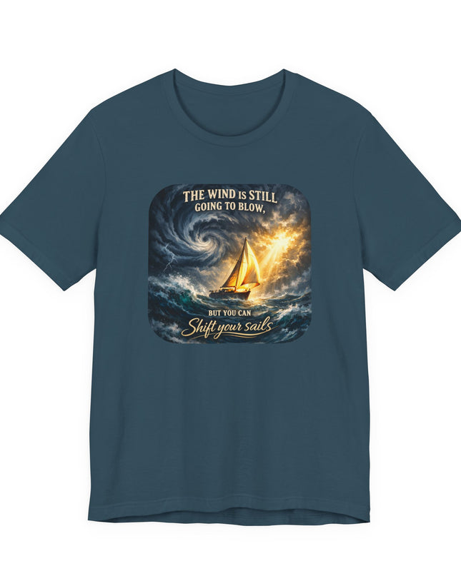 "Shift your Sails" Unisex Jersey Short Sleeve Tee