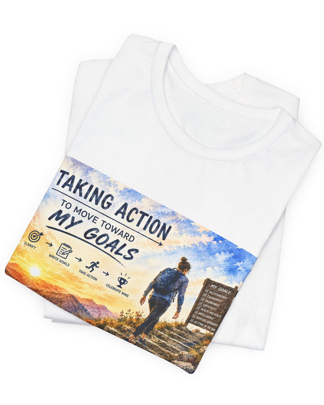 "Taking Action" Unisex Jersey Short Sleeve Tee