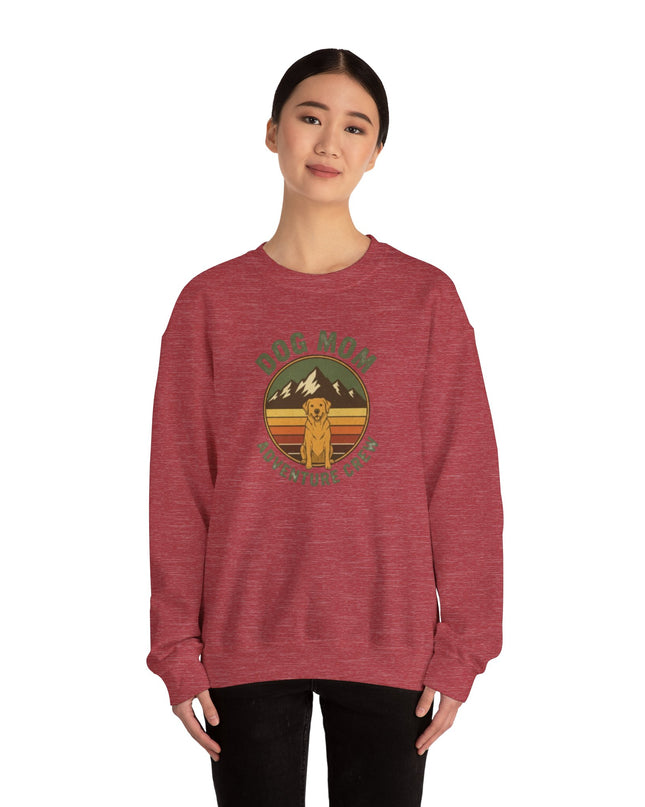 "Dog Mom Adventure Crew" Unisex Adult Sweatshirt