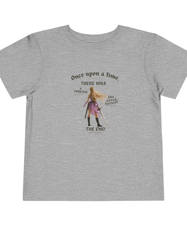"She Saved Herself" Toddler Short Sleeve Tee