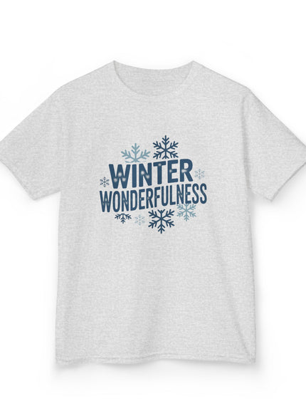 "Winter Wonderfulness" Kids Heavy Cotton Tee