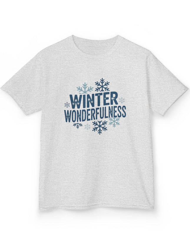 "Winter Wonderfulness" Kids Heavy Cotton Tee
