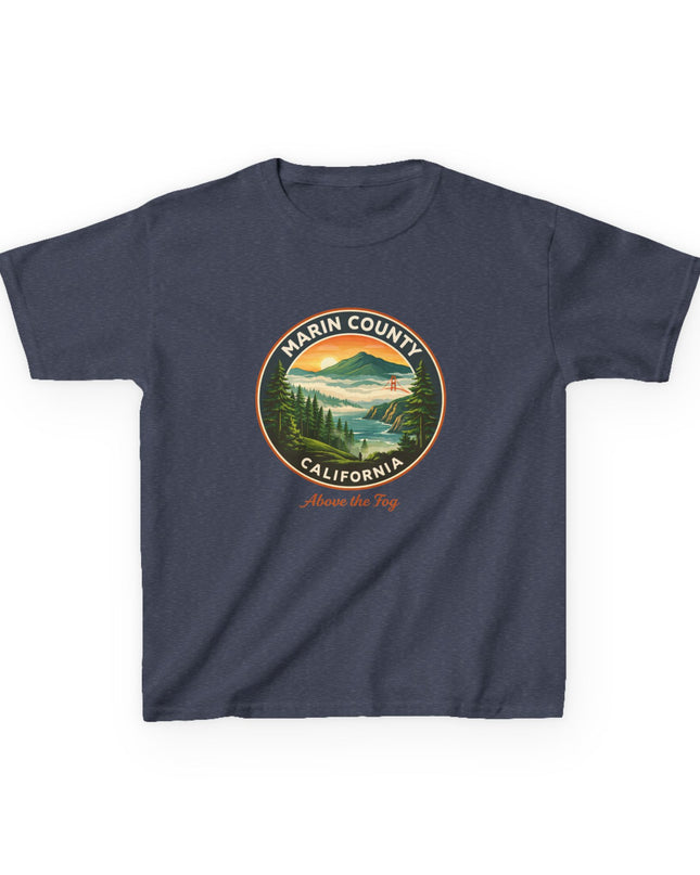 "Marin County, Above the Fog" Kids Heavy Cotton Tee