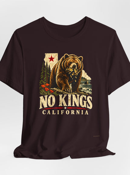 "No Kings California" Unisex Jersey Short Sleeve Tee