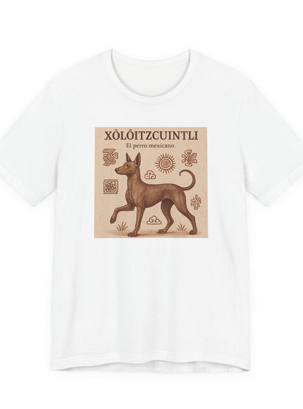"Xoloitzcuintli - el perro mexicano" Unisex Jersey Short Sleeve Tee