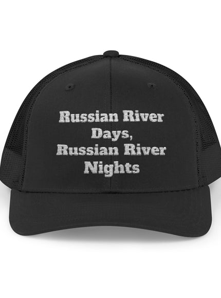 "Russian River Days, Russian River Nights" Snapback Trucker Cap