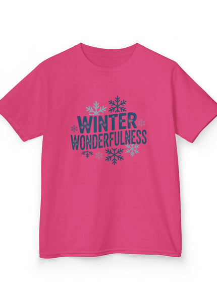 "Winter Wonderfulness" Kids Heavy Cotton Tee