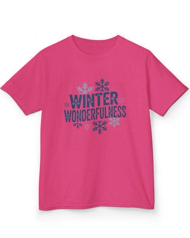 "Winter Wonderfulness" Kids Heavy Cotton Tee