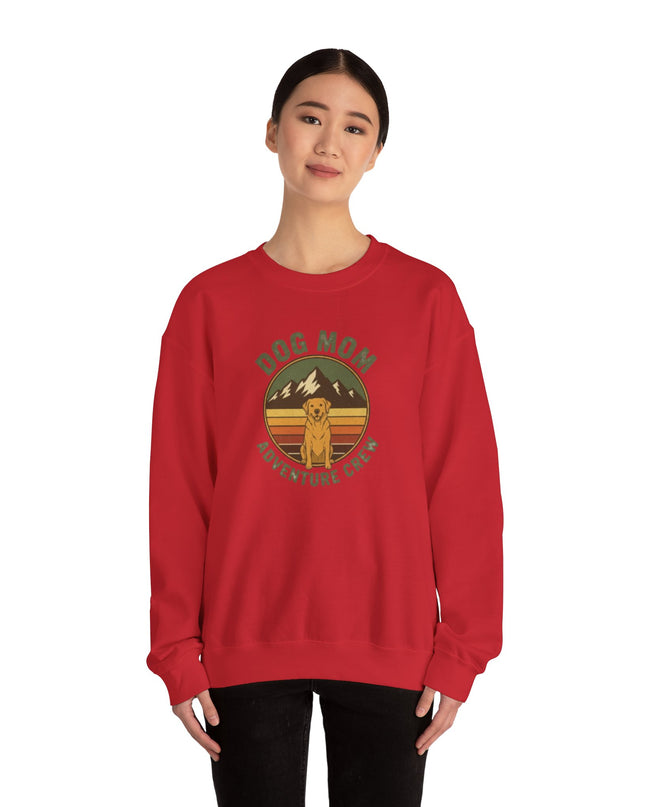 "Dog Mom Adventure Crew" Unisex Adult Sweatshirt
