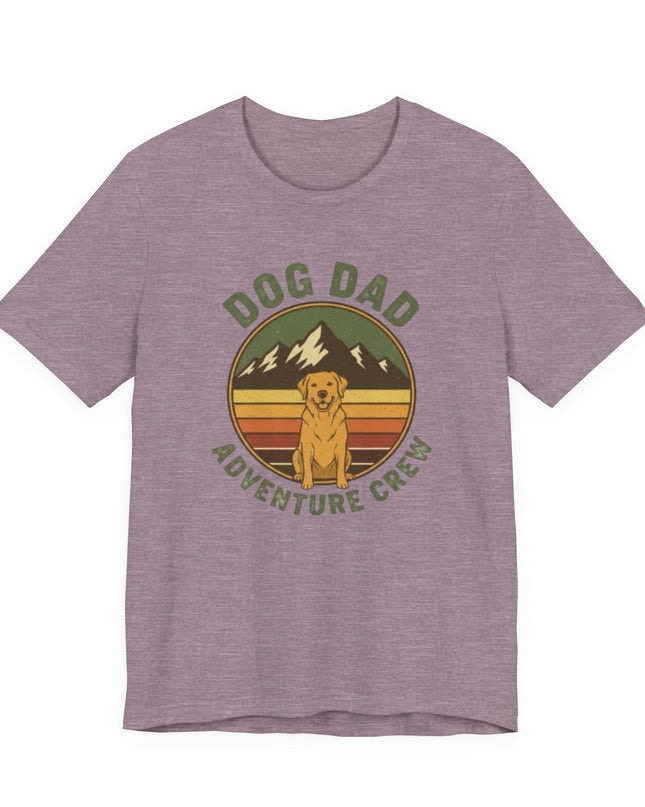 "Dog Dad Adventure Crew" Unisex Jersey Short Sleeve Tee
