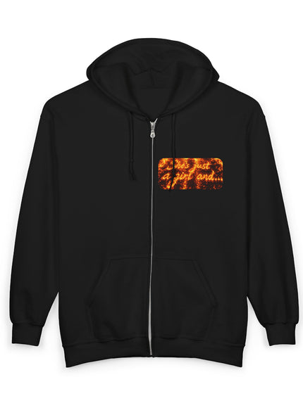"She's Just a Girl" Unisex Heavy Blend Full Zip Hooded Sweatshirt